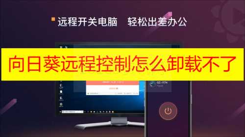向日葵远程控制怎么卸载不了
