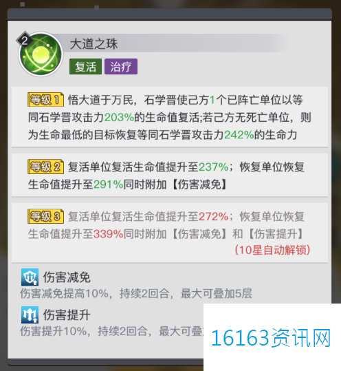 三千幻世石学晋角色测评