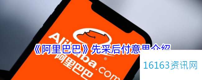 阿里巴巴先采后付啥意思